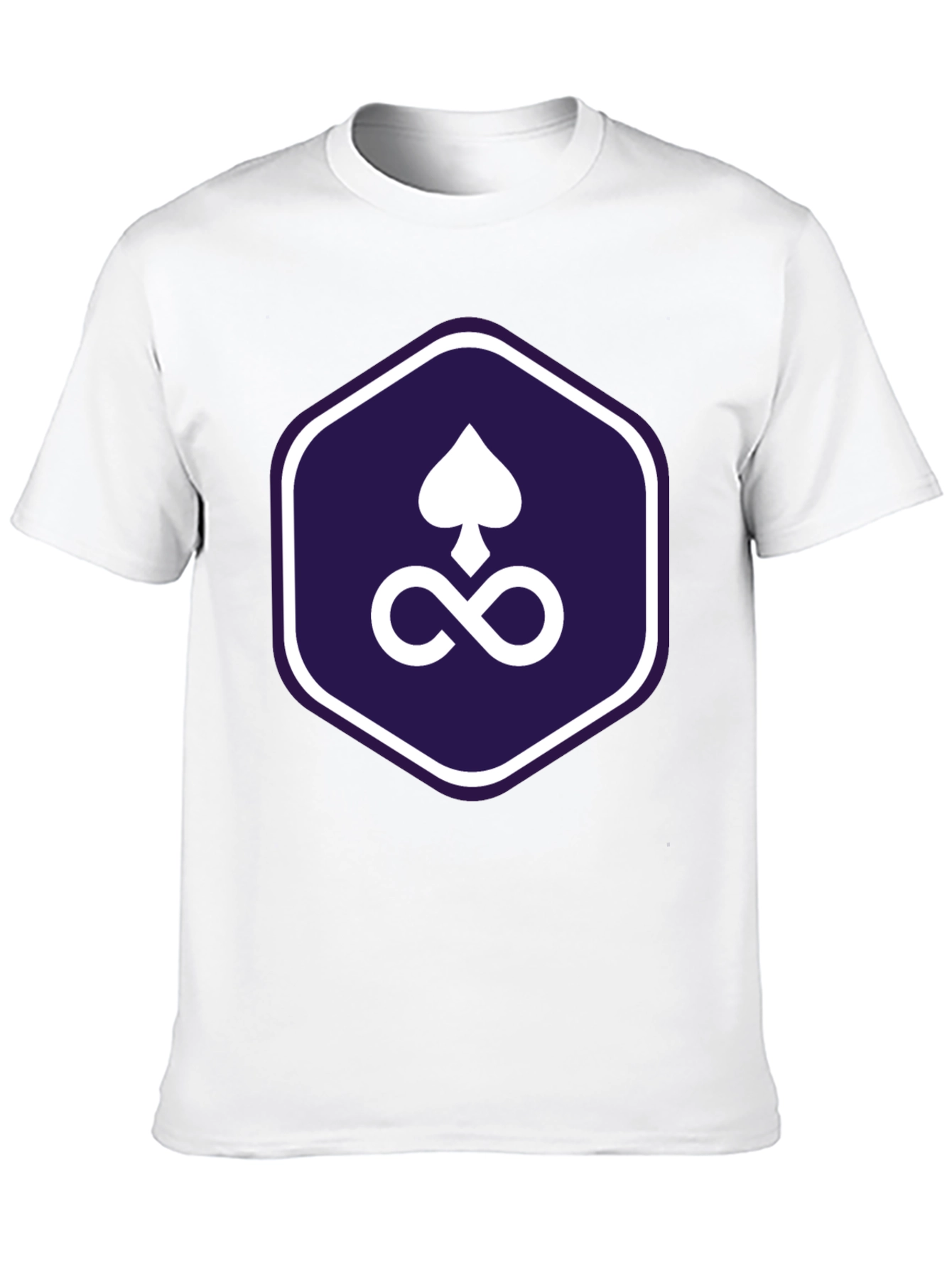 Spades Infinity Symbol Graphic Tee - Mens Black T-Shirt