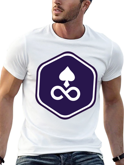 Spades Infinity Symbol Graphic Tee - Mens Black T-Shirt