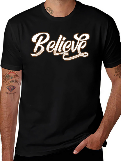 Believe Graphic Tee - Stylish Comfort