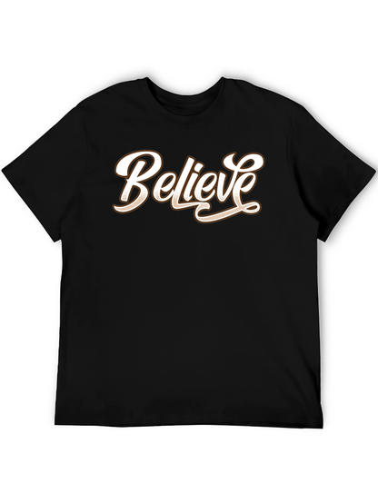 Believe Graphic Tee - Stylish Comfort