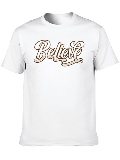 Believe Graphic Tee - Stylish Comfort