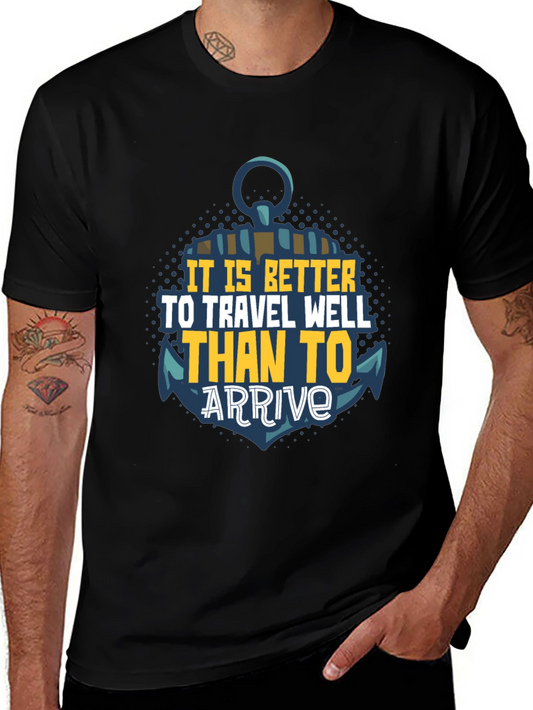 Travel Well Anchor Graphic T-Shirt