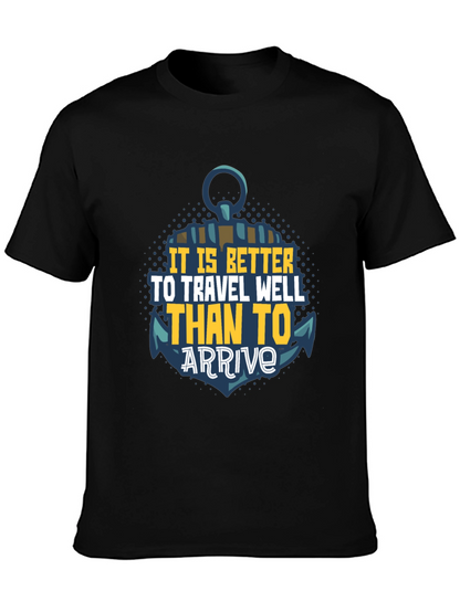 Travel Well Anchor Graphic T-Shirt