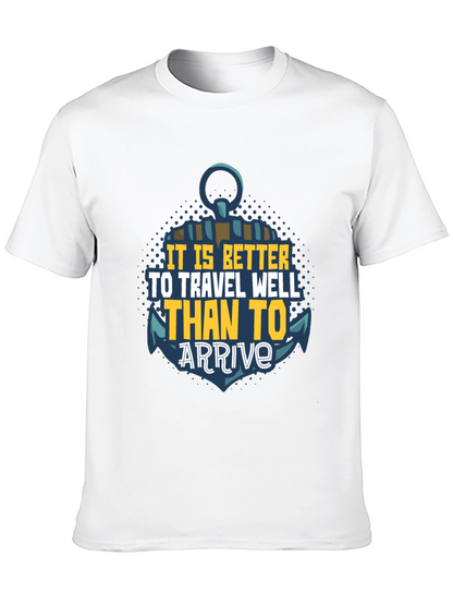 Travel Well Anchor Graphic T-Shirt