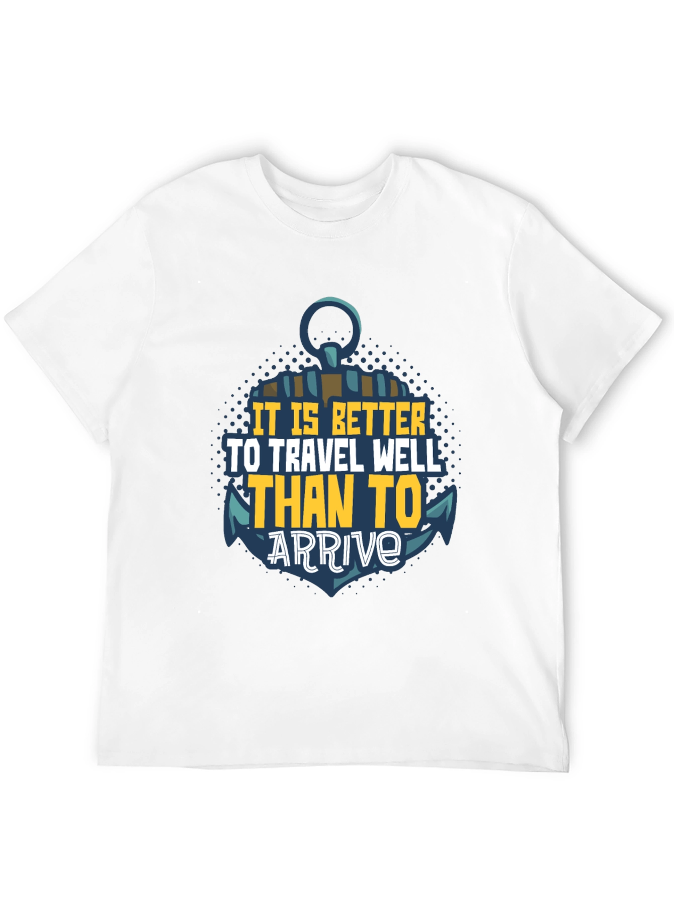 Travel Well Anchor Graphic T-Shirt