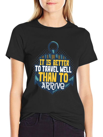 Travel Well Anchor Graphic T-Shirt