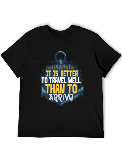 Travel Well Anchor Graphic T-Shirt