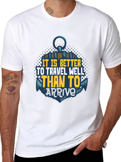 Travel Well Anchor Graphic T-Shirt