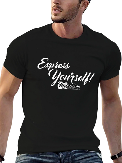 Express Yourself Black Graphic Tee