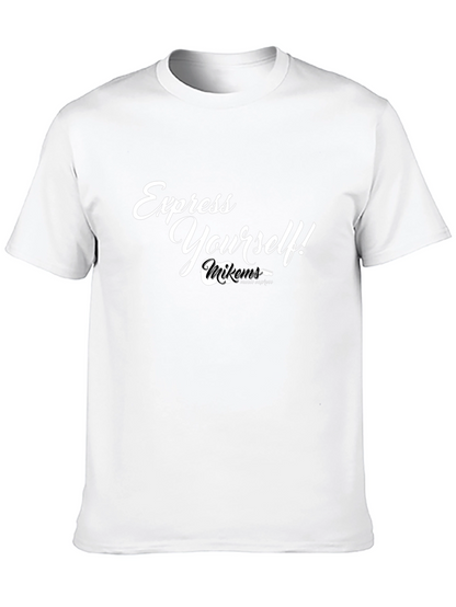 Express Yourself Black Graphic Tee