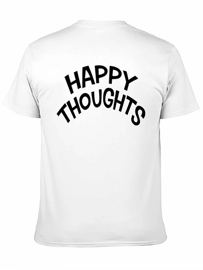 Happy Thoughts Black Crew Neck Tee