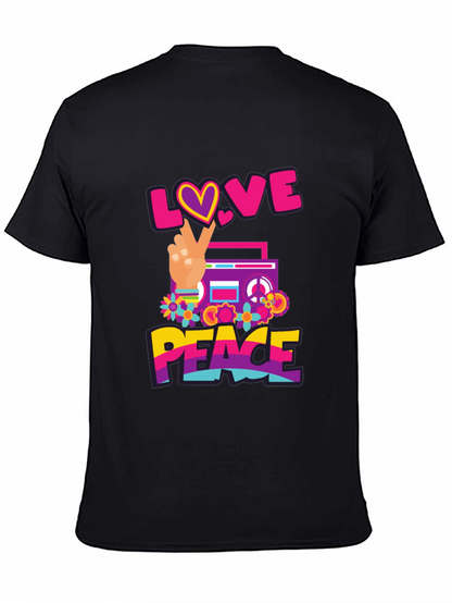 Love and Peace Graphic T-Shirt