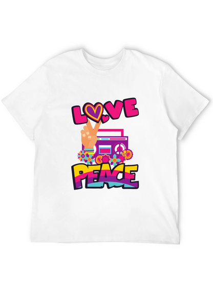 Love and Peace Graphic T-Shirt