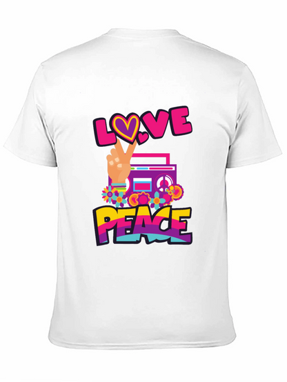 Love and Peace Graphic T-Shirt