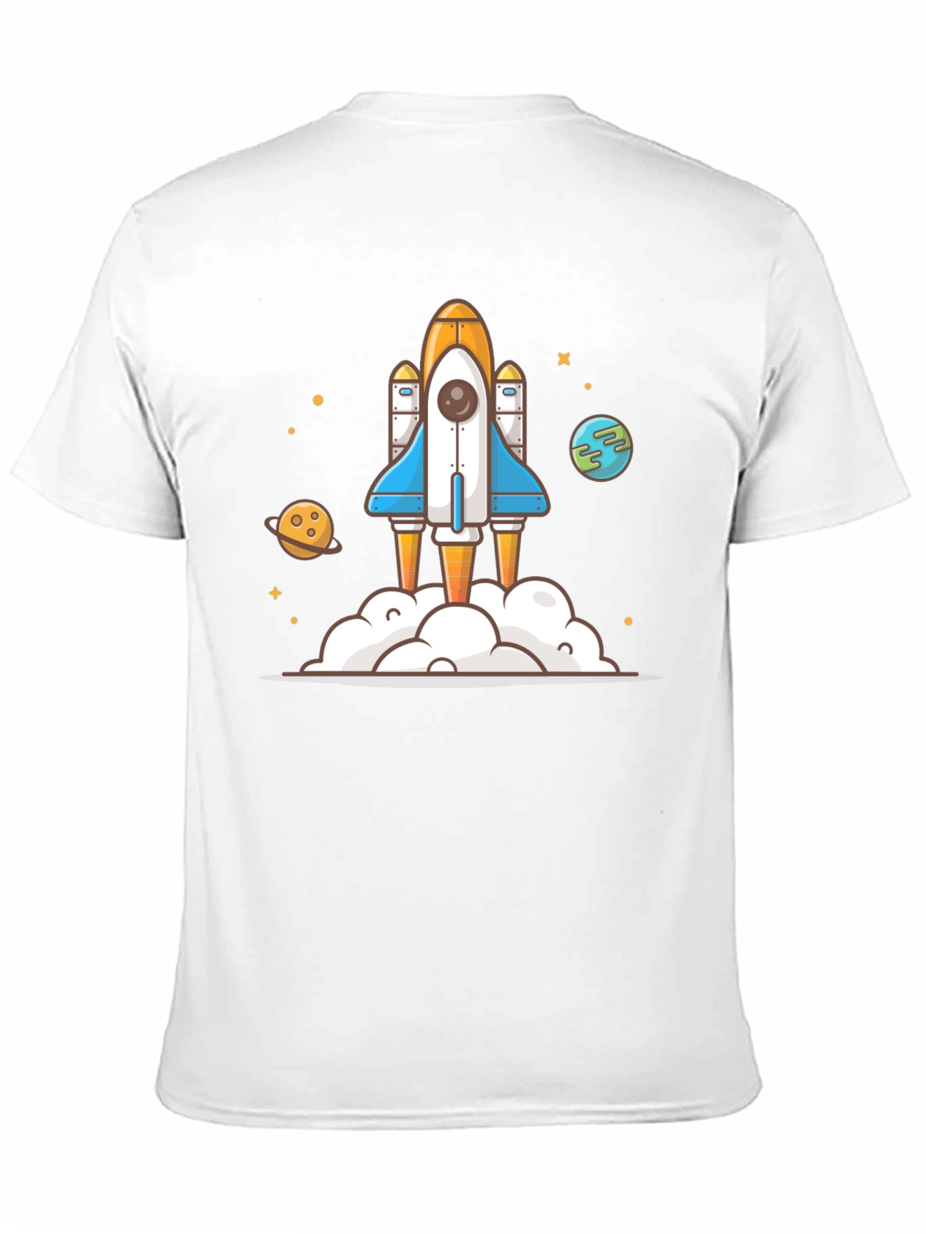 Rocket Launch Graphic Tee - Space Adventure Shirt