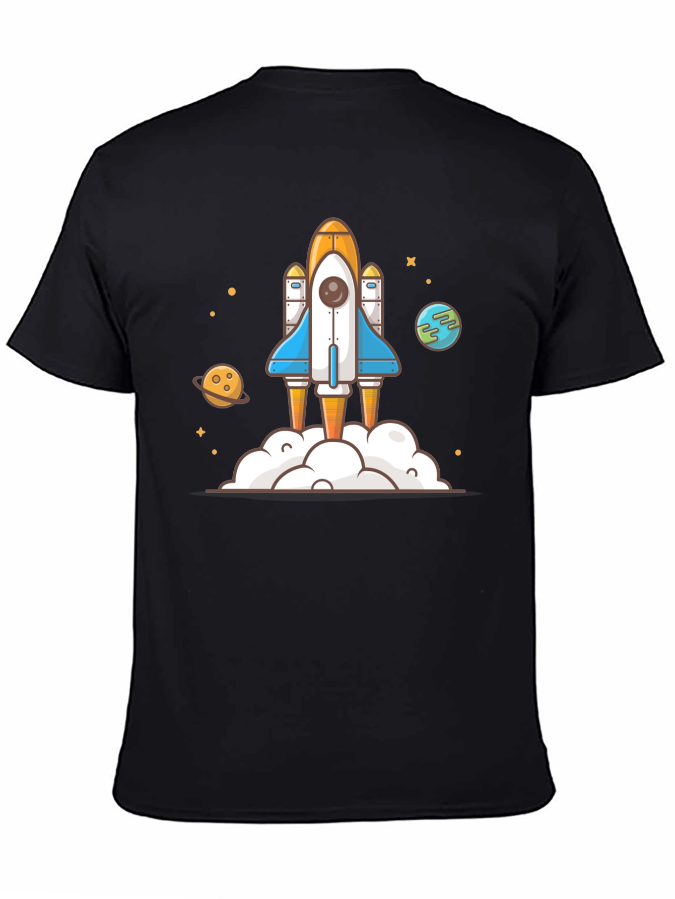 Rocket Launch Graphic Tee - Space Adventure Shirt