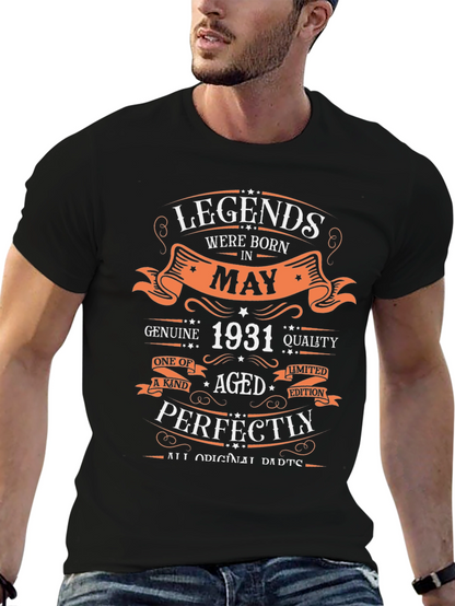 Legends Born in May 1931 T-Shirt