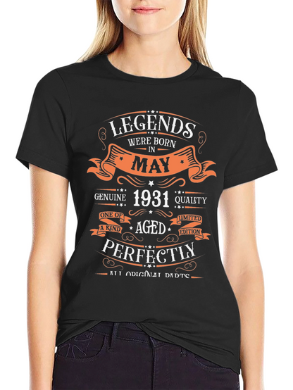 Legends Born in May 1931 T-Shirt