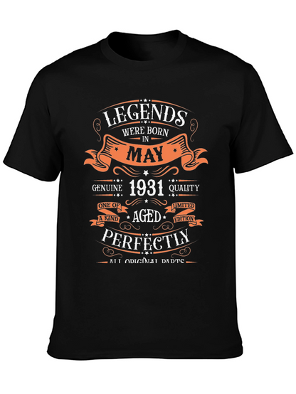 Legends Born in May 1931 T-Shirt