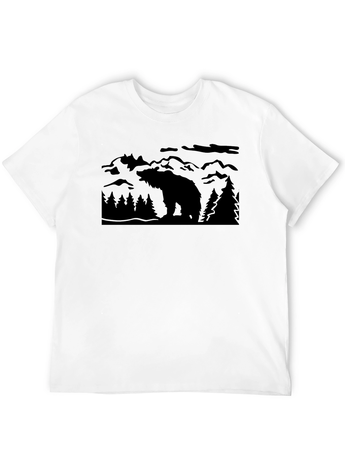 Black Bear Mountain Silhouette T-Shirt