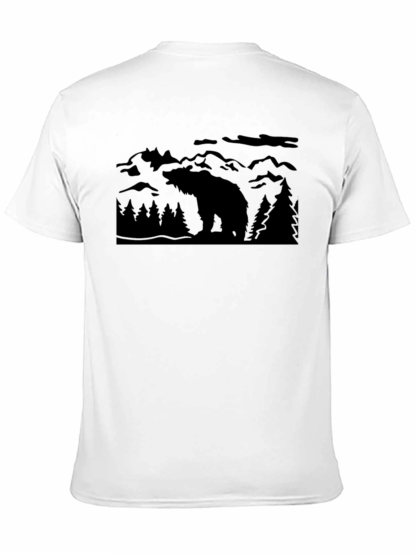 Black Bear Mountain Silhouette T-Shirt