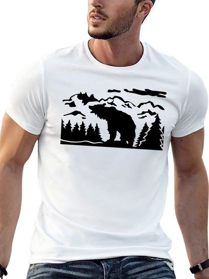 Black Bear Mountain Silhouette T-Shirt