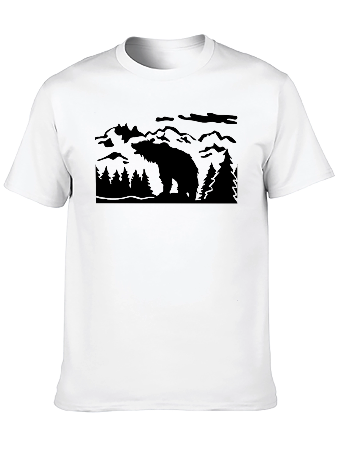 Black Bear Mountain Silhouette T-Shirt