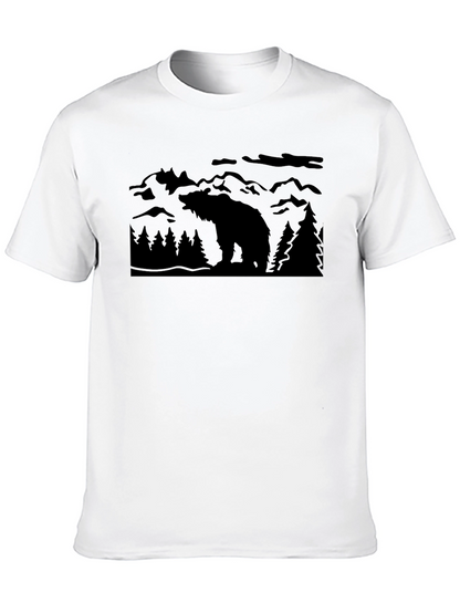 Black Bear Mountain Silhouette T-Shirt
