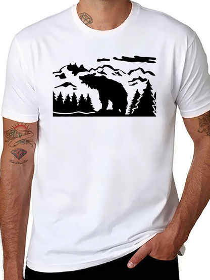Black Bear Mountain Silhouette T-Shirt