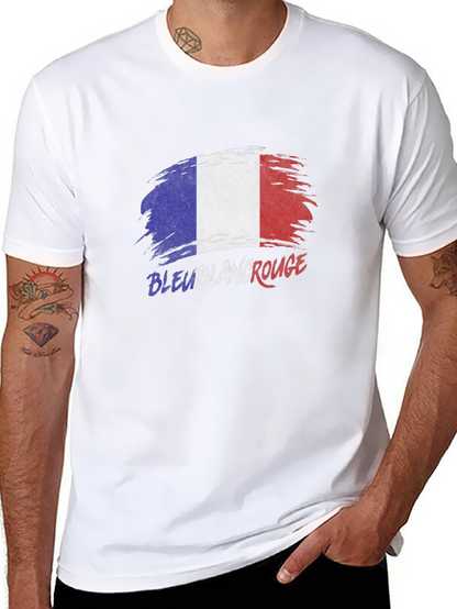 Bleu Blanc Rouge France Flag T-Shirt