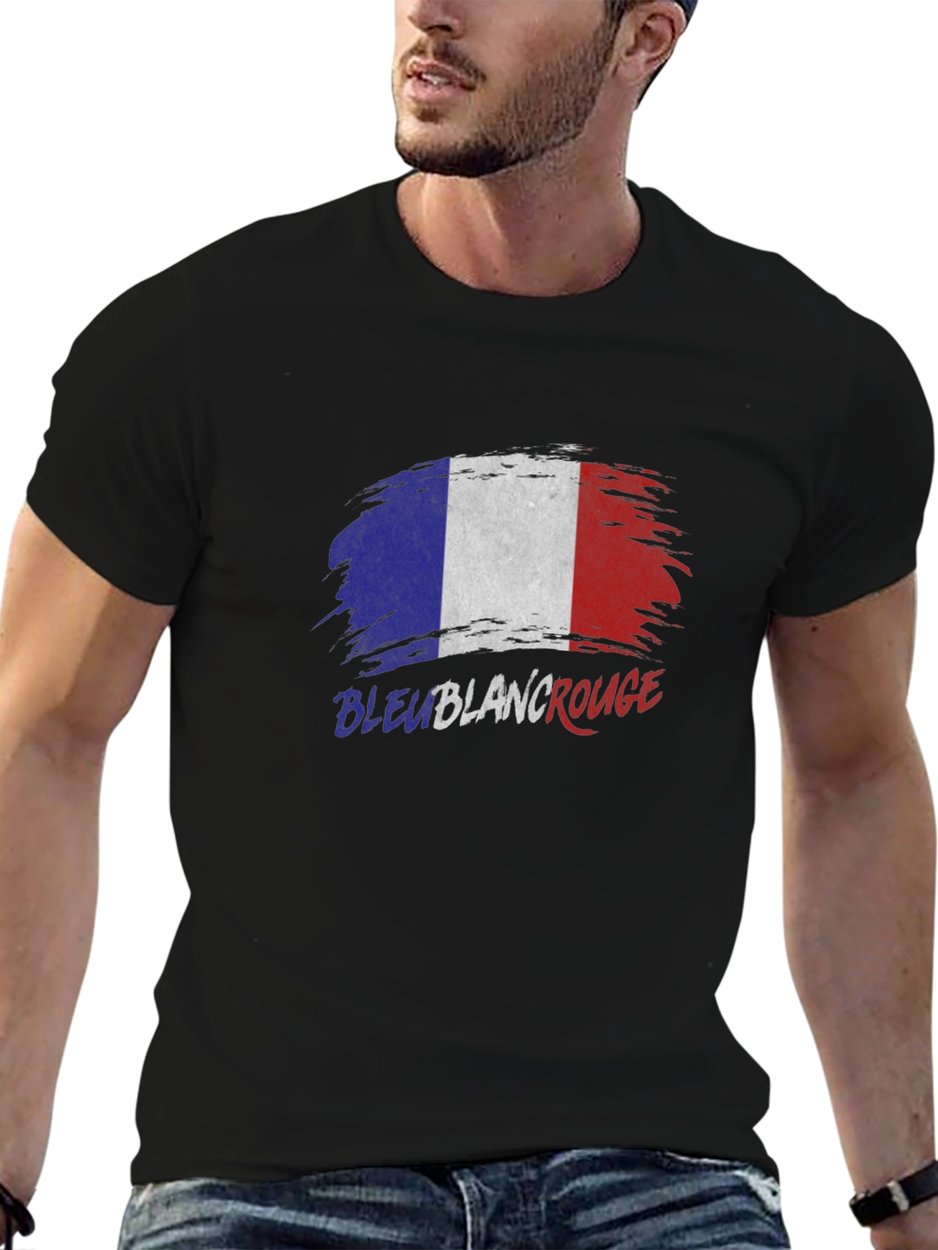 Bleu Blanc Rouge France Flag T-Shirt