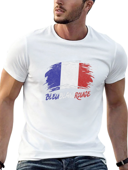 Bleu Blanc Rouge France Flag T-Shirt