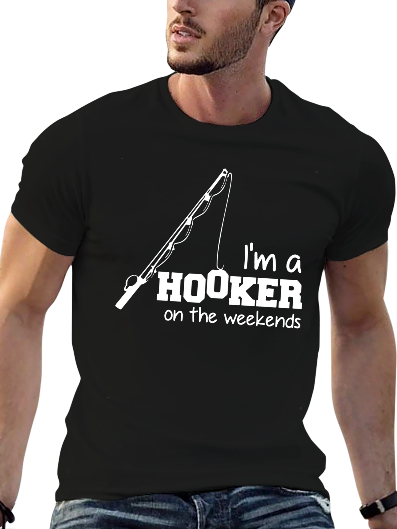 Im a Hooker On Weekends Fishing T-Shirt