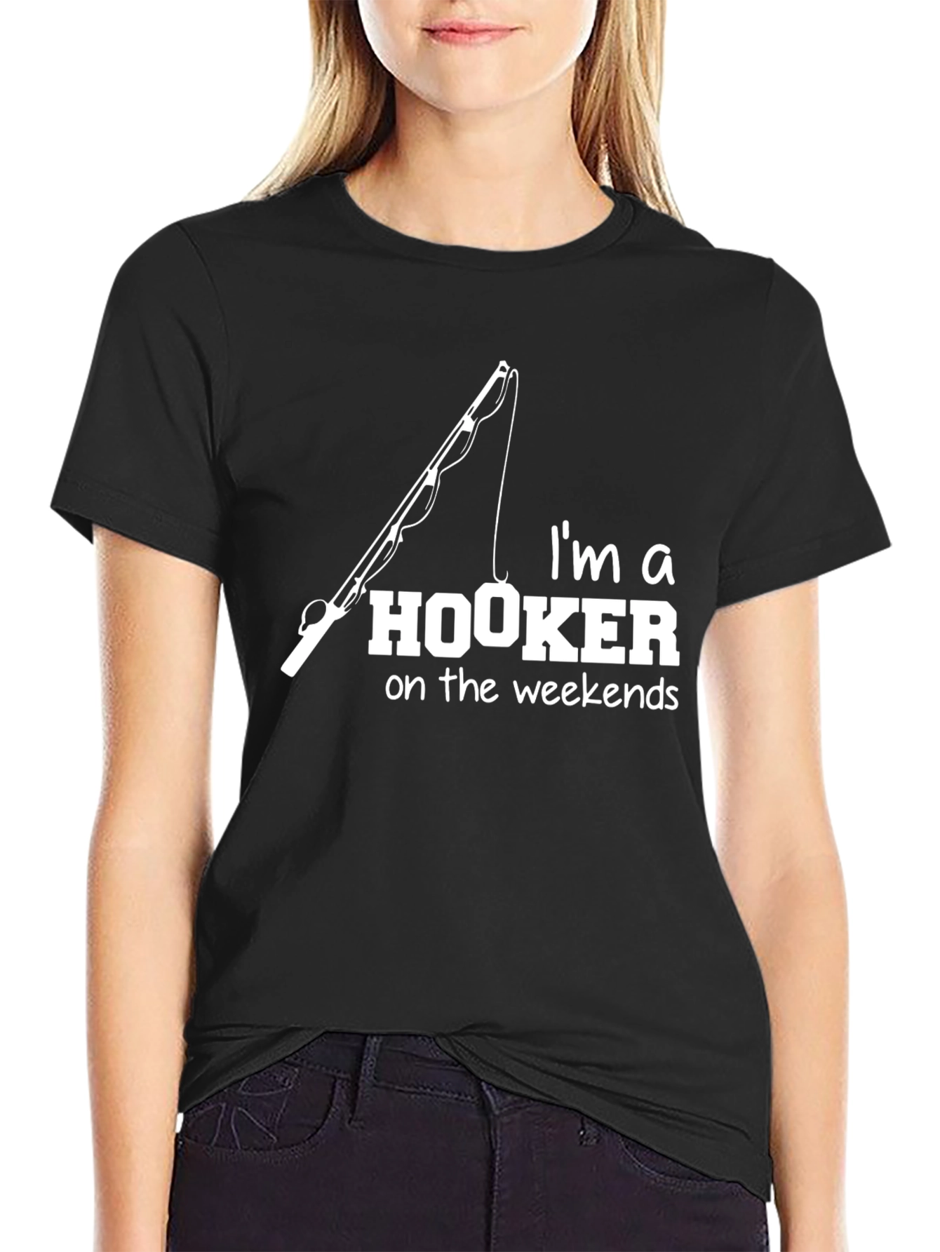 Im a Hooker On Weekends Fishing T-Shirt