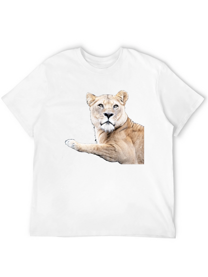 Lioness Graphic Tee - Black Unisex T-Shirt