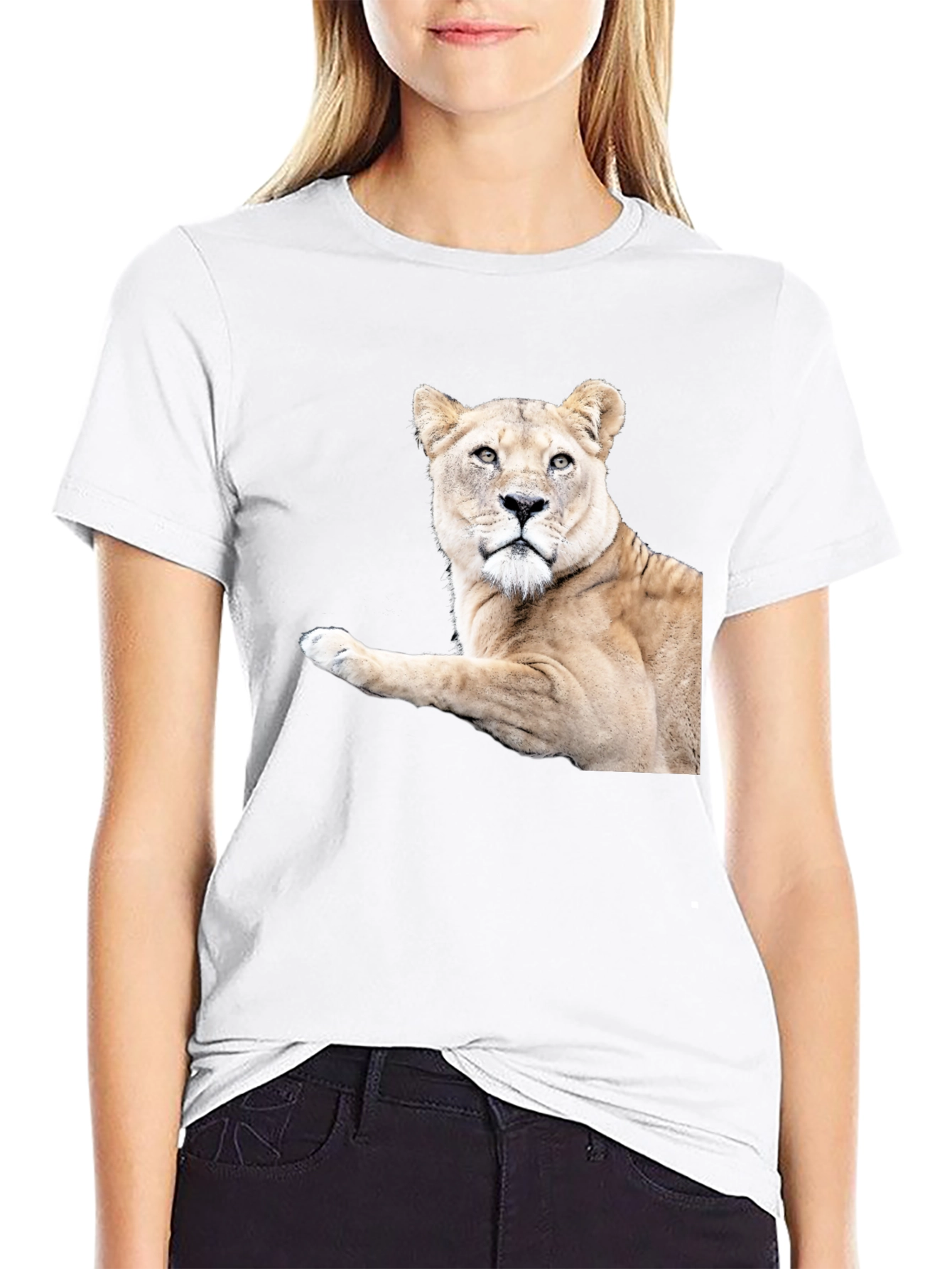 Lioness Graphic Tee - Black Unisex T-Shirt