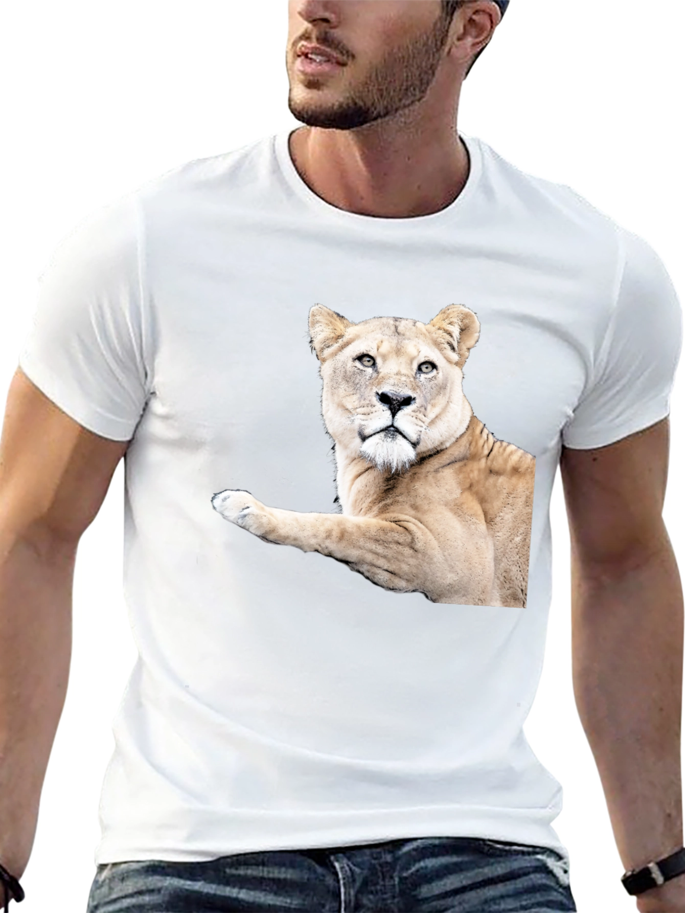 Lioness Graphic Tee - Black Unisex T-Shirt