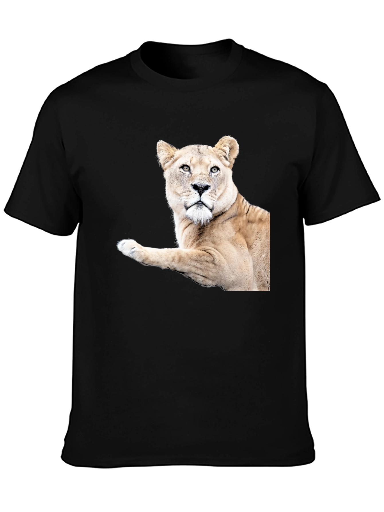 Lioness Graphic Tee - Black Unisex T-Shirt
