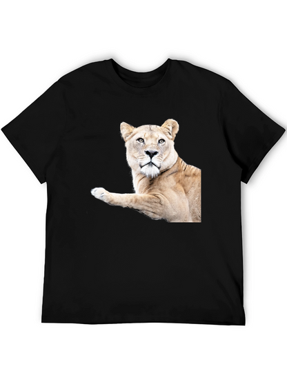 Lioness Graphic Tee - Black Unisex T-Shirt