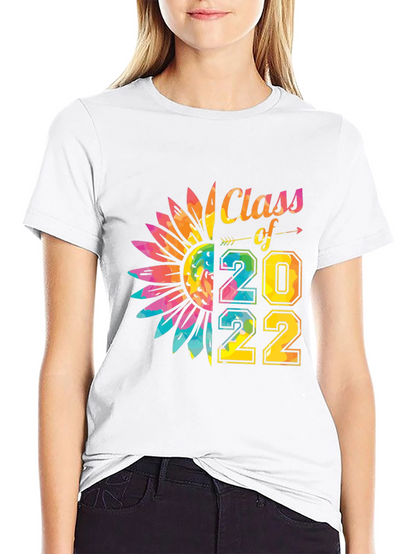 Class of 2022 Sunflower Graduation T-Shirt