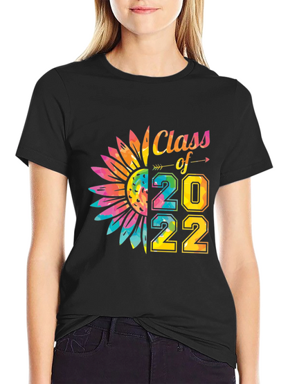 Class of 2022 Sunflower Graduation T-Shirt