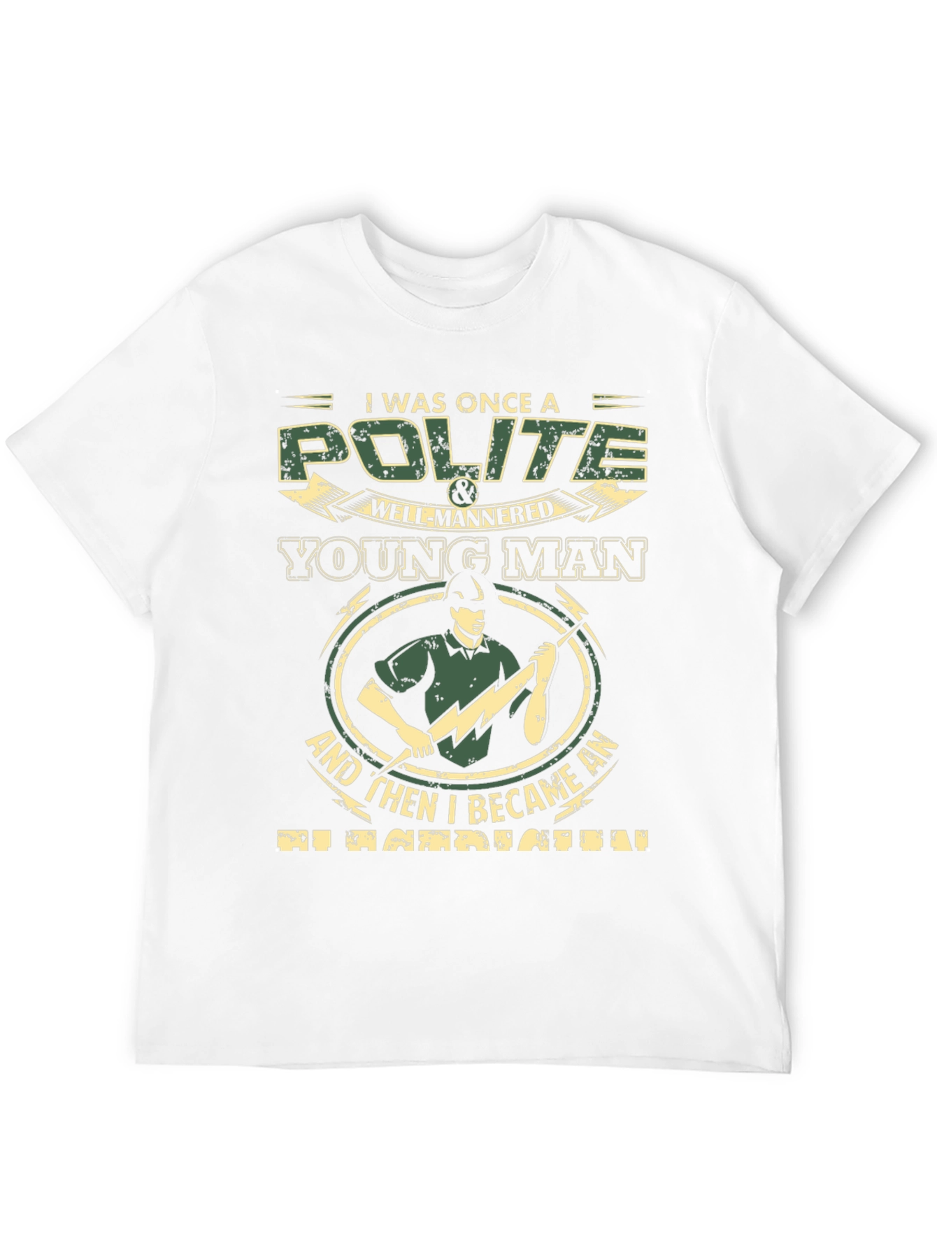 Polite Young Man T-Shirt - Novelty Occupation Tee