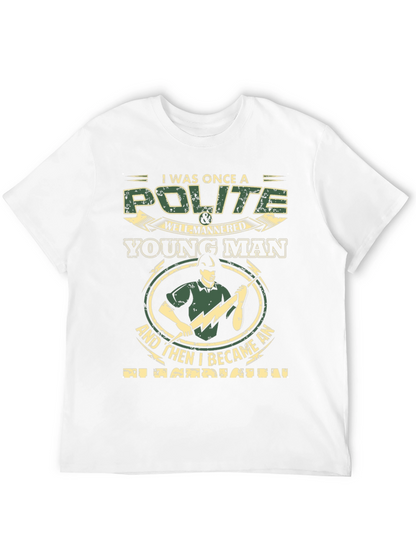 Polite Young Man T-Shirt - Novelty Occupation Tee