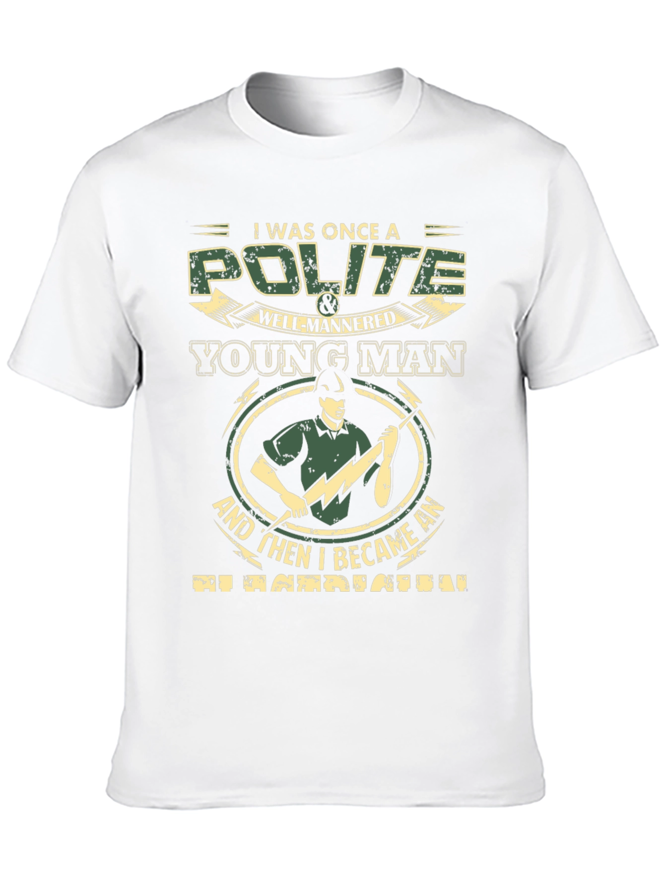 Polite Young Man T-Shirt - Novelty Occupation Tee