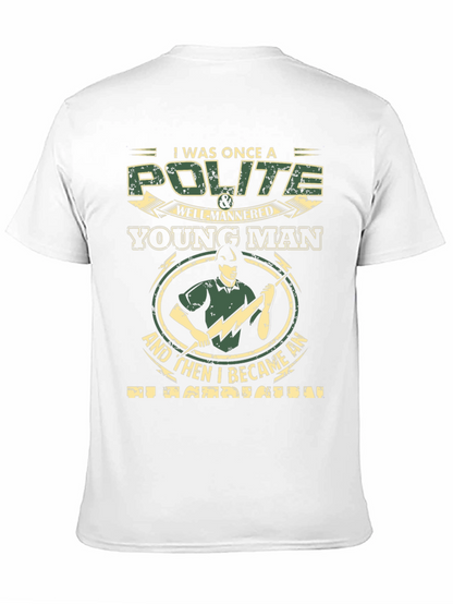 Polite Young Man T-Shirt - Novelty Occupation Tee