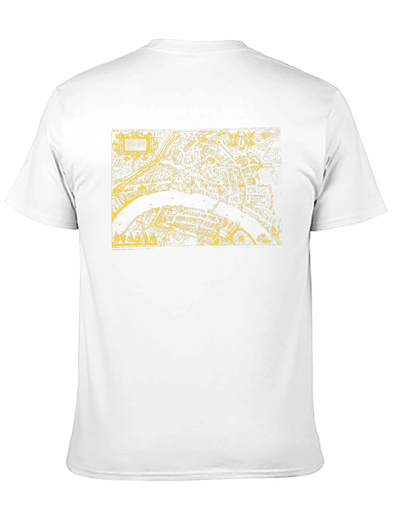 Retro City Map Graphic Tee - Black T-Shirt