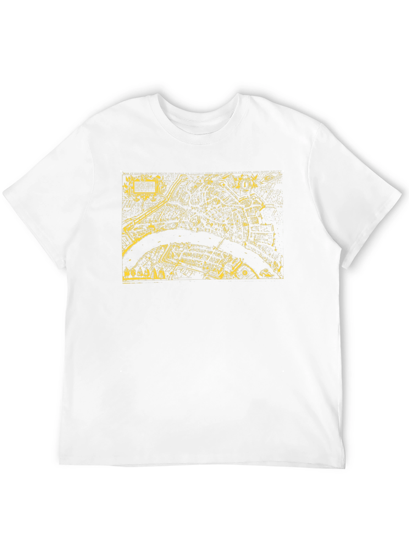 Retro City Map Graphic Tee - Black T-Shirt