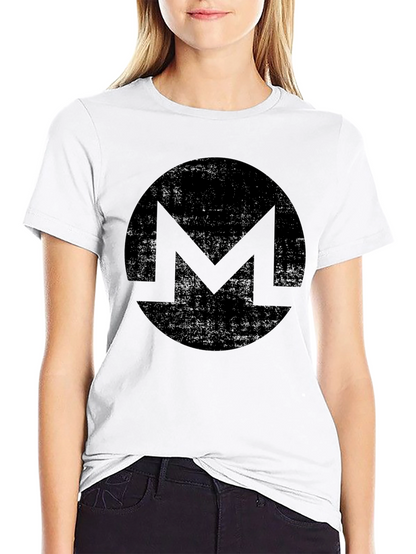 Monero Circle Logo Black T-Shirt
