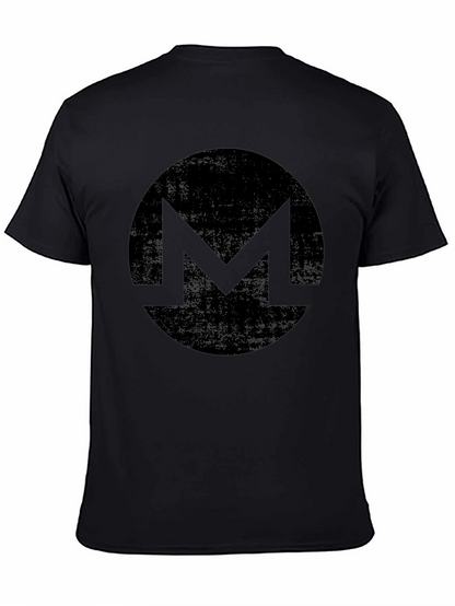Monero Circle Logo Black T-Shirt