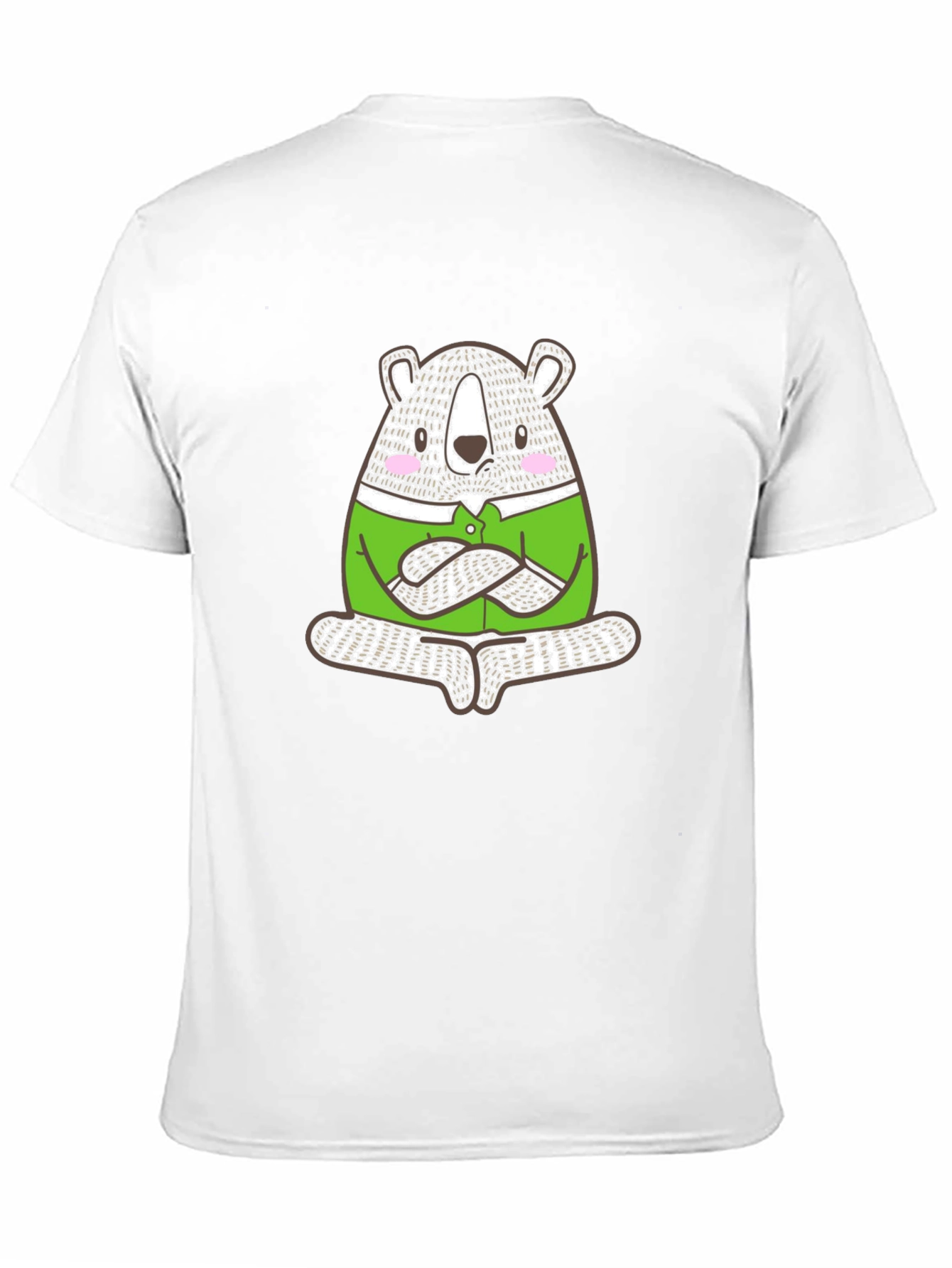 Meditating Bear Graphic Tee - Cool & Casual